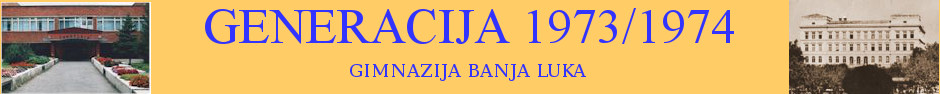 Generacija 1974 Gimnazije Banja Luka